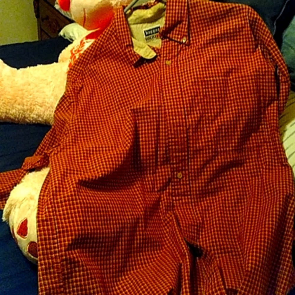 M size color red name haggar